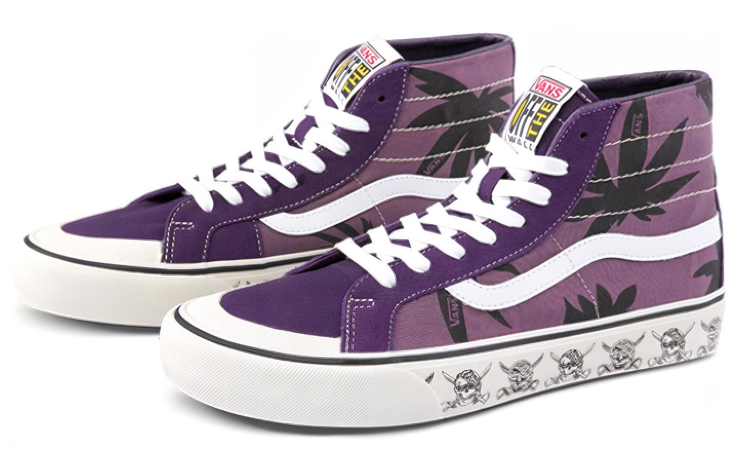 Кроссовки Vans SK8-Hi 138 Decon Sf Purple White - изображение 3