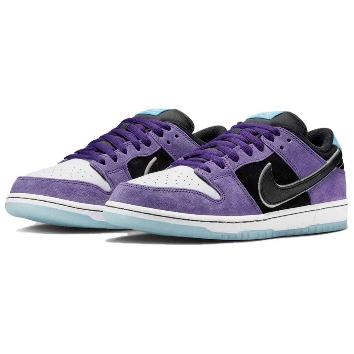 Кроссовки Nike X Hayley Wilson Dunk SB Low Топ Скейтборд Обувь Унисекс Фиолетовый черный белый - изображение 3