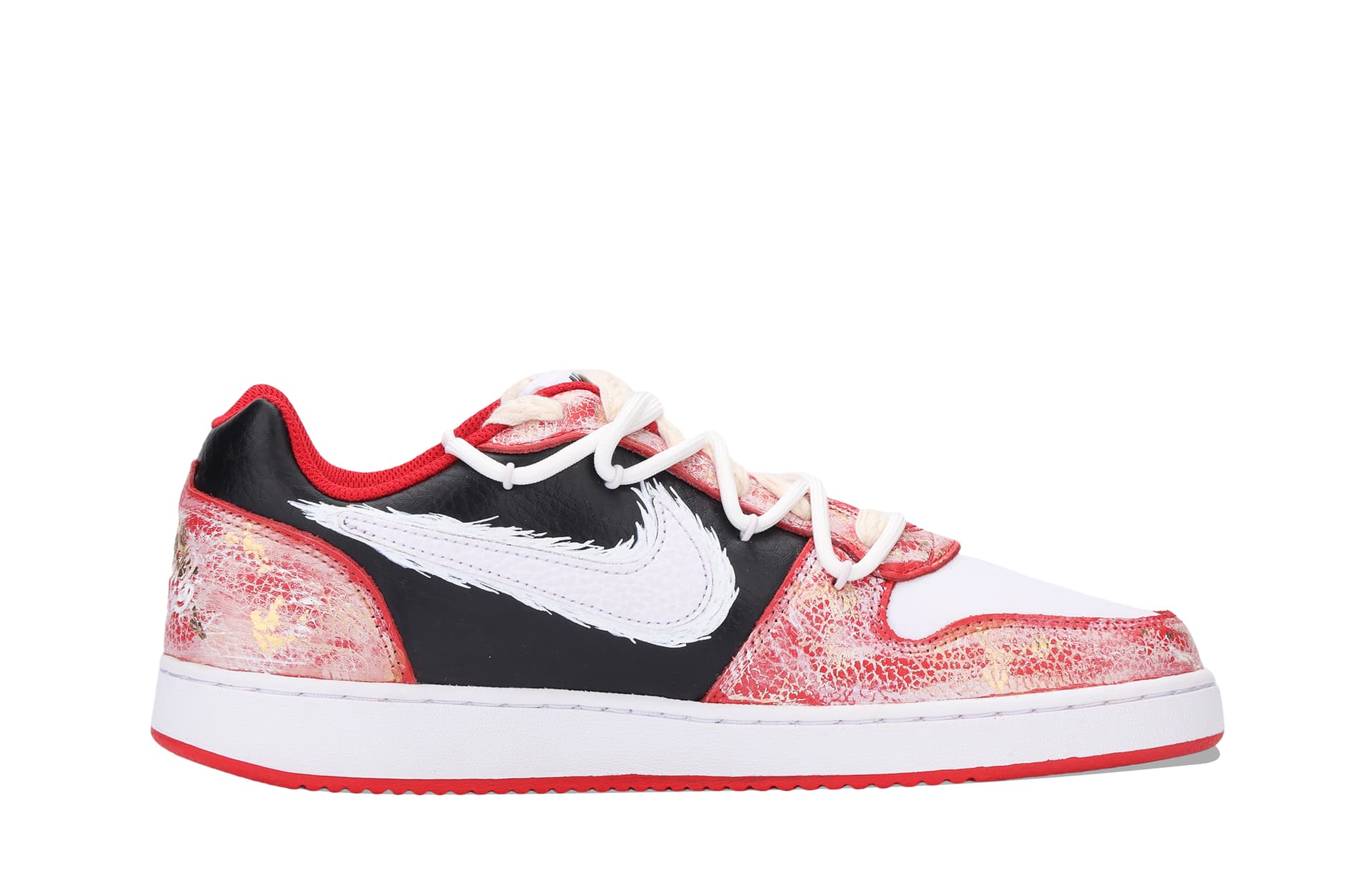 Кроссовки Nike Ebernon White Red - изображение 3