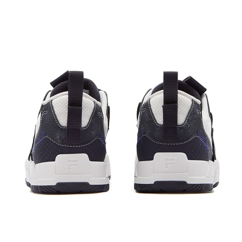 Кроссовки FILA FUSION GEOMETRY Geometric Shoe Текстиль Синтетическая кожа Низкий топ Скейтборд Обувь Мужская Лист Серый Синий - изображение 5