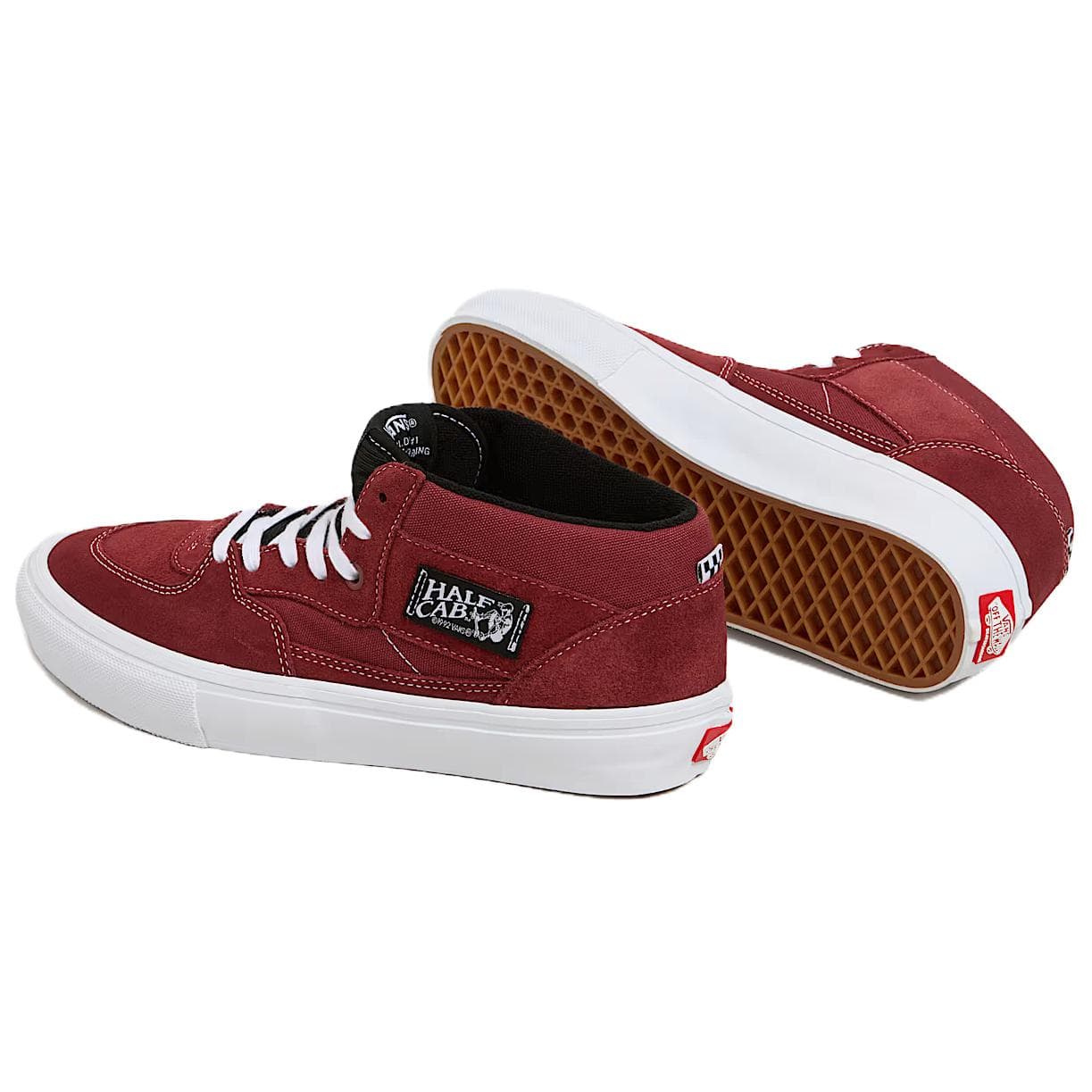 Кроссовки Vans Skate Half MID Топ Скейтборд Обувь Женские Красный - изображение 4