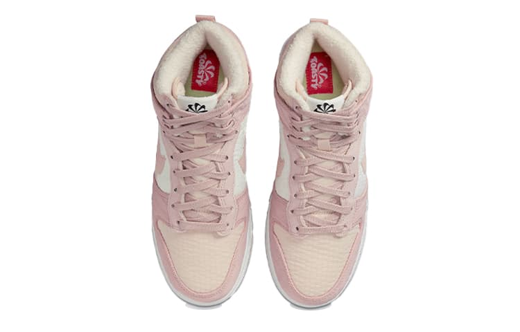 Кроссовки Nike Dunk LX High White Pink - изображение 4