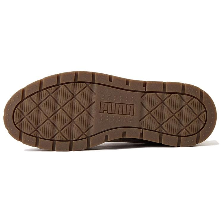 Кроссовки PUMA Karmen II Искусственная замша Низкие кроссовки для скейтбординга Женские Коричневые - изображение 5