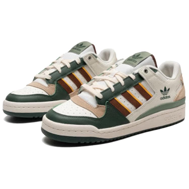 Кроссовки adidas Forum Low White Green Brown - изображение 3