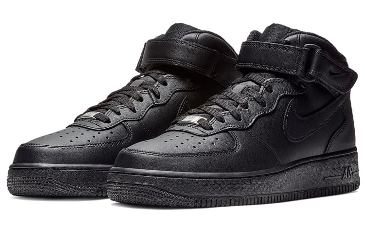 Кроссовки Nike Air Force 1 '07 Mid Black - изображение 3