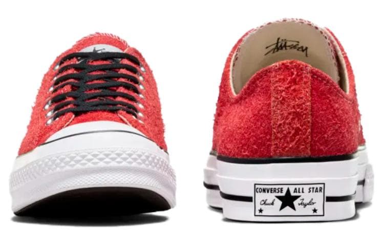 Кроссовки Stussy x Converse Chuck 70 Ox "Poppy Red" - изображение 4