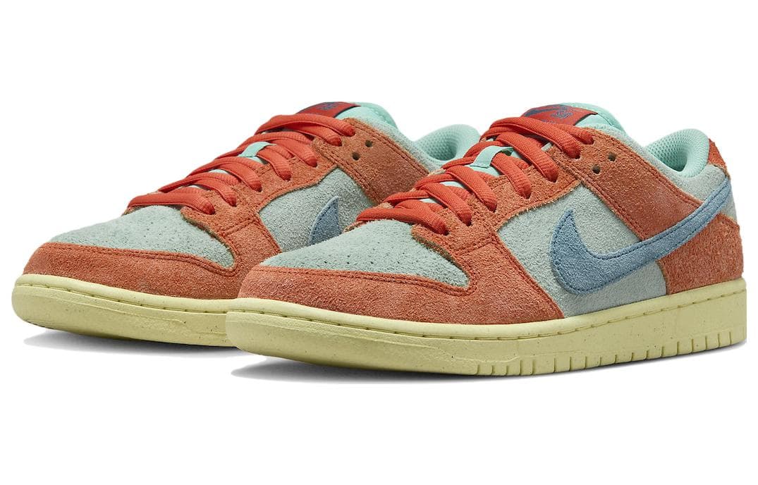 Кроссовки Nike Dunk SB "Orange and Emerald Rise" — фото 3
