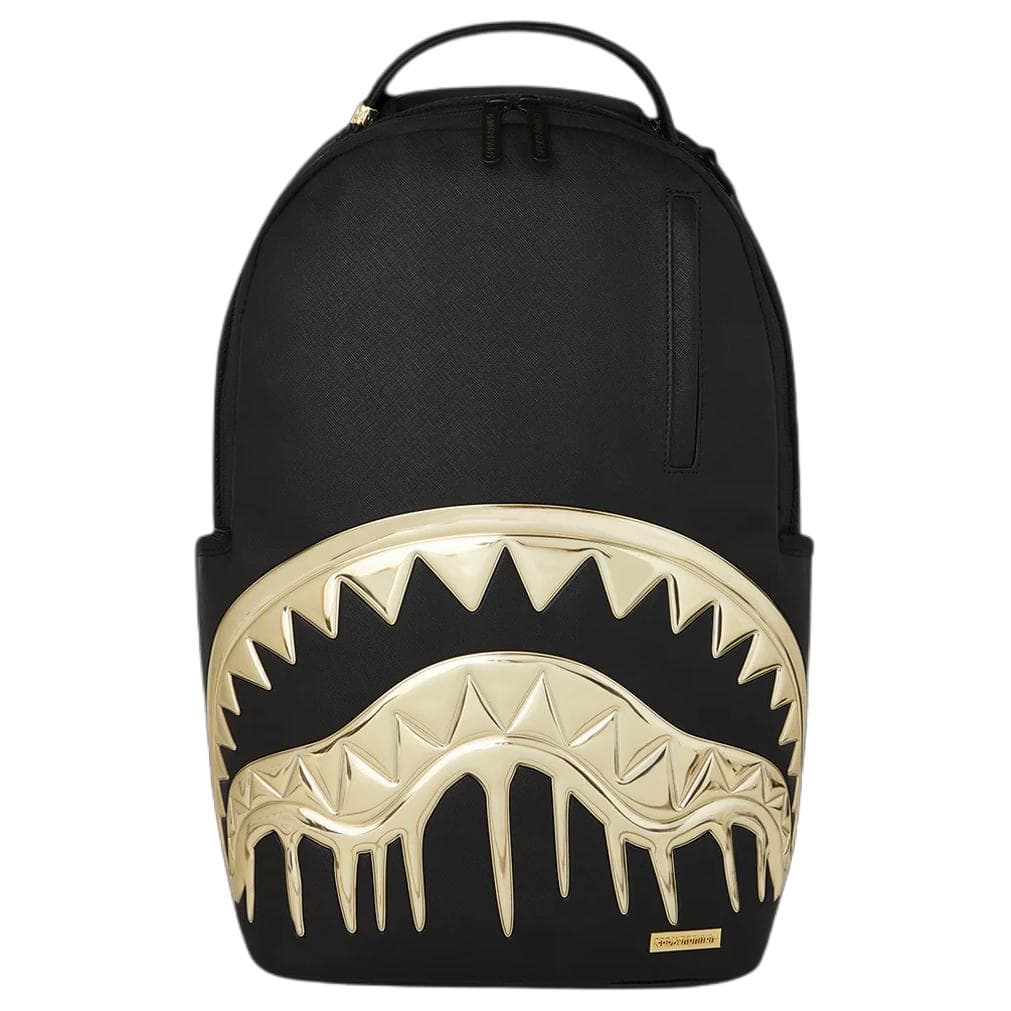 Рюкзак SPRAYGROUND Рюкзак из искусственной кожи унисекс черный и золотой - изображение 1
