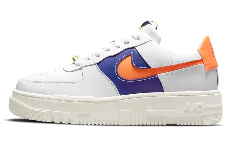 Кроссовки Nike Air Force 1 Low Pixel White Orange Blue