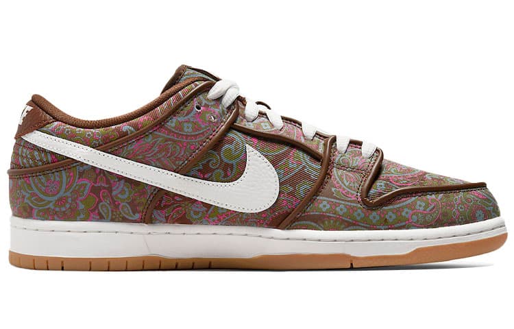 Кроссовки Nike Dunk SB Paisley Brown White — фото 2