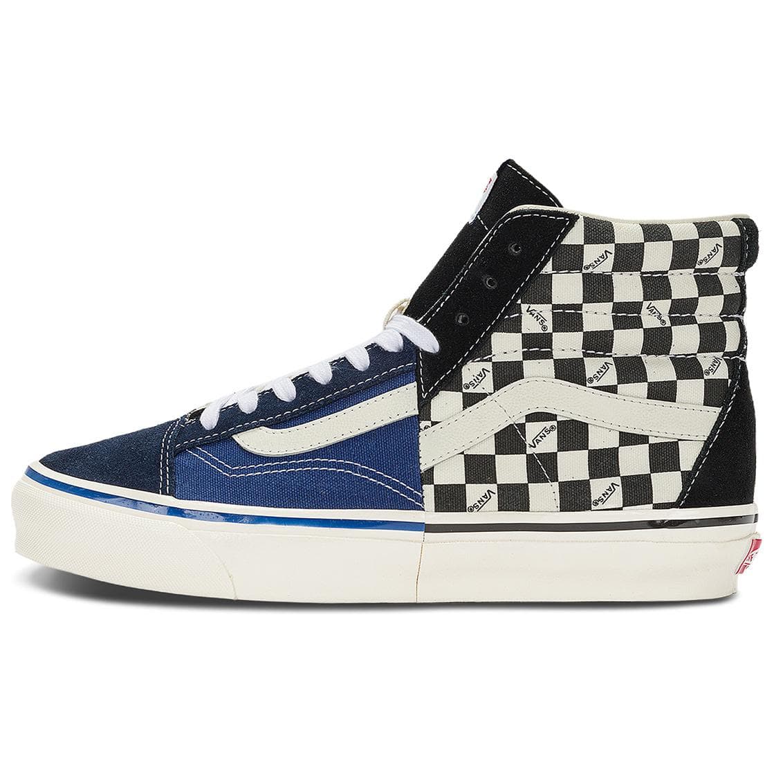 Кроссовки Vans Vlt CLASH The Wall Высокие Кеды Скейтборд Обувь Унисекс Синий Черный - изображение 1