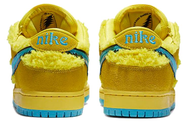 Кроссовки Grateful Dead x Nike Dunk SB Pro "Opti Yellow" - изображение 5