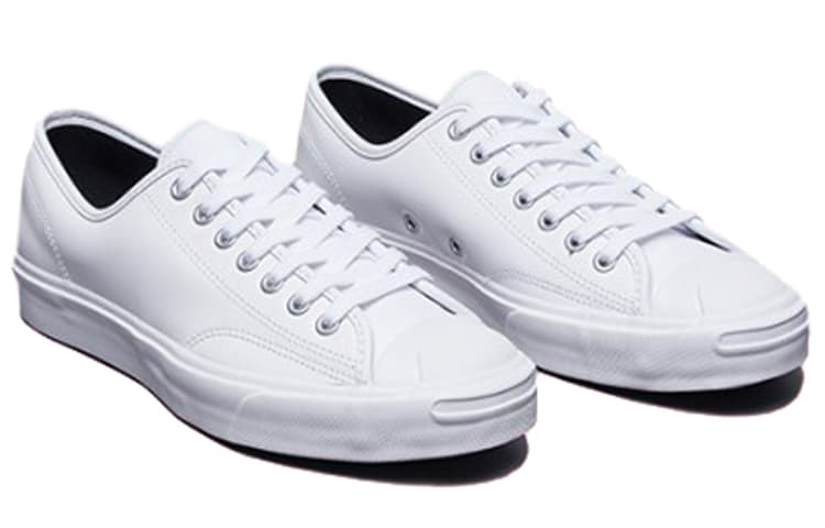 Кроссовки Converse Jack Purcell Shiny Leather White - изображение 3