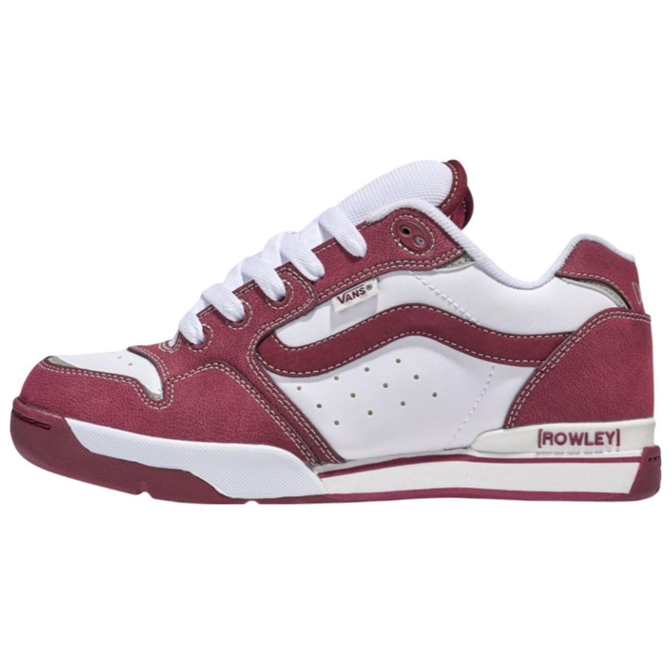 Кроссовки Vans Rowley Low Топ Скейтборд Обувь Мужская Красная Белая - изображение 1