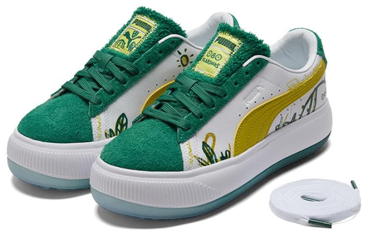 Кроссовки FLABJACKS x PUMA Suede Mayu "Fuzzy Cactus Park" - изображение 3