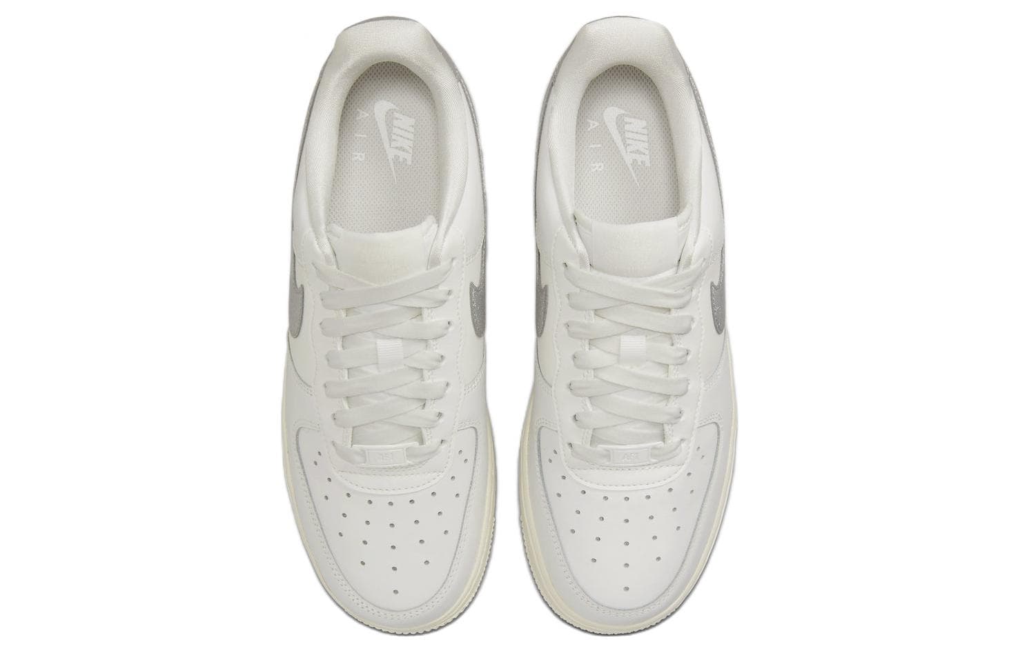 Кроссовки Nike Air Force 1 Low White Silver — фото 4