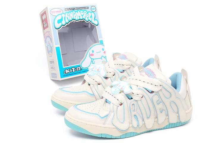 Кроссовки Sanrio Cinnamoroll x Old Order Skater 001 White Blue - изображение 5