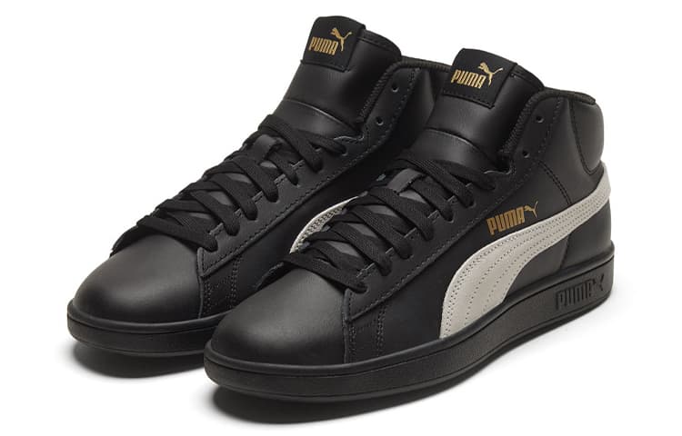 Кроссовки PUMA Smash Mid Black - изображение 3