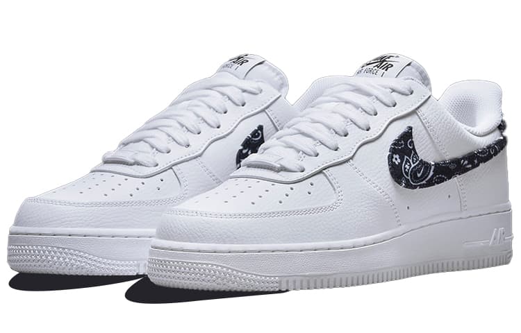 Кроссовки Nike Air Force 1 '07 Low Essential "Black Paisley" — фото 3