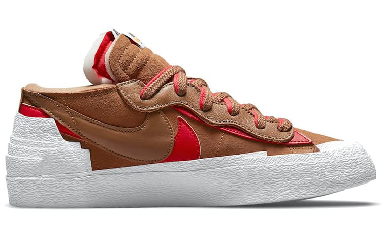 Кроссовки Sacai x Nike Blazer Low "British Tan" - изображение 2