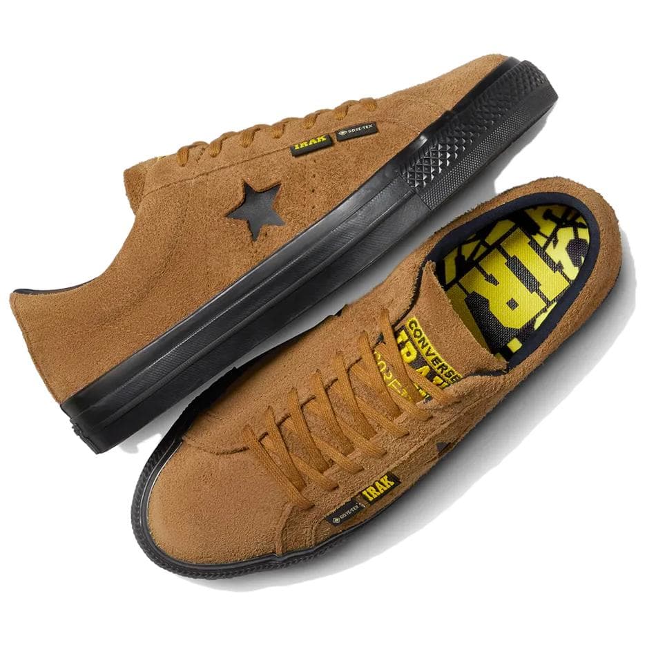 Кроссовки IRAK x Converse Cons One Star противоскользящие устойчивые к истиранию низкие кеды для скейтбординга унисекс коричневые - изображение 4
