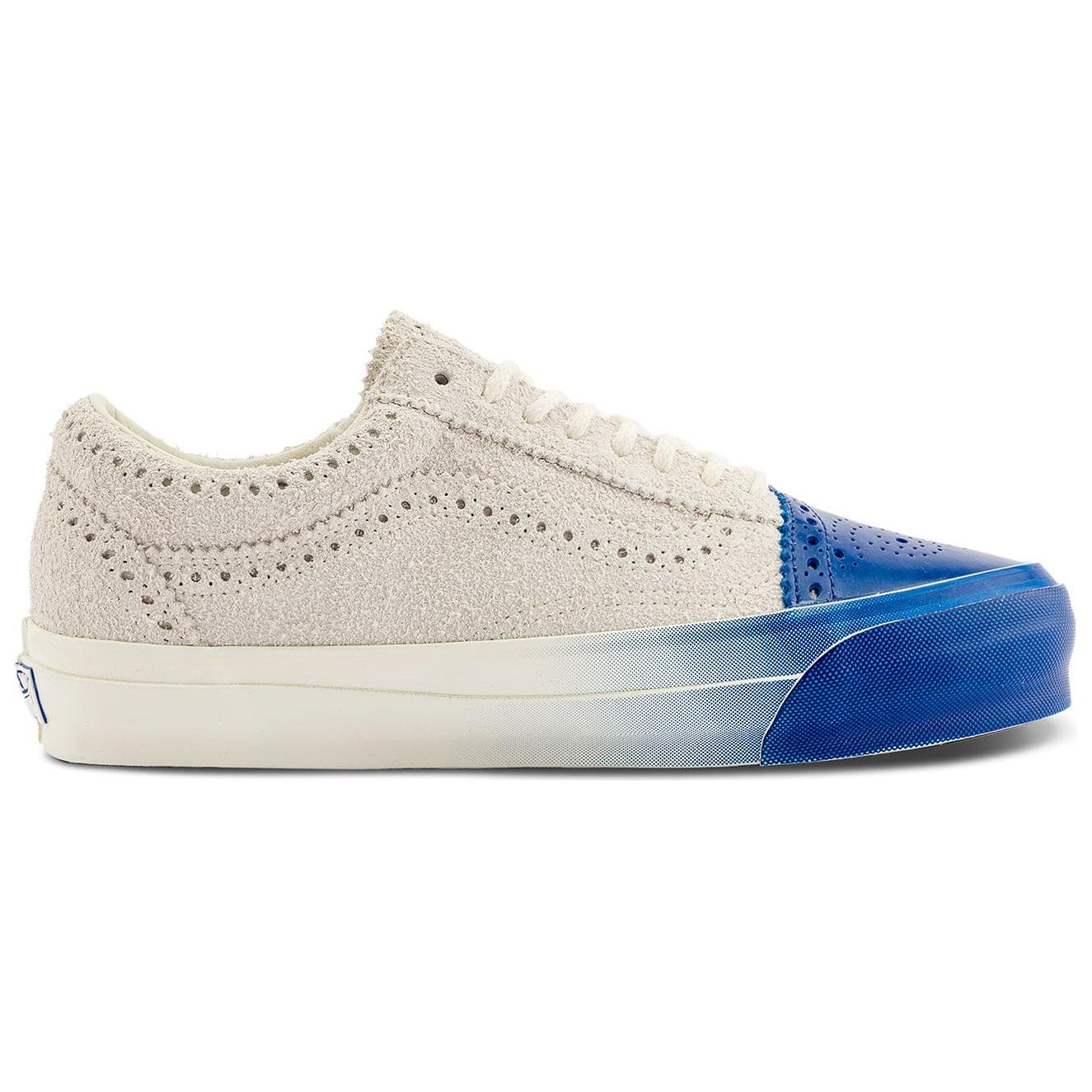 Кроссовки Vans Old Skool Low Топ Скейтборд Кроссовки Унисекс Белый Синий - изображение 2