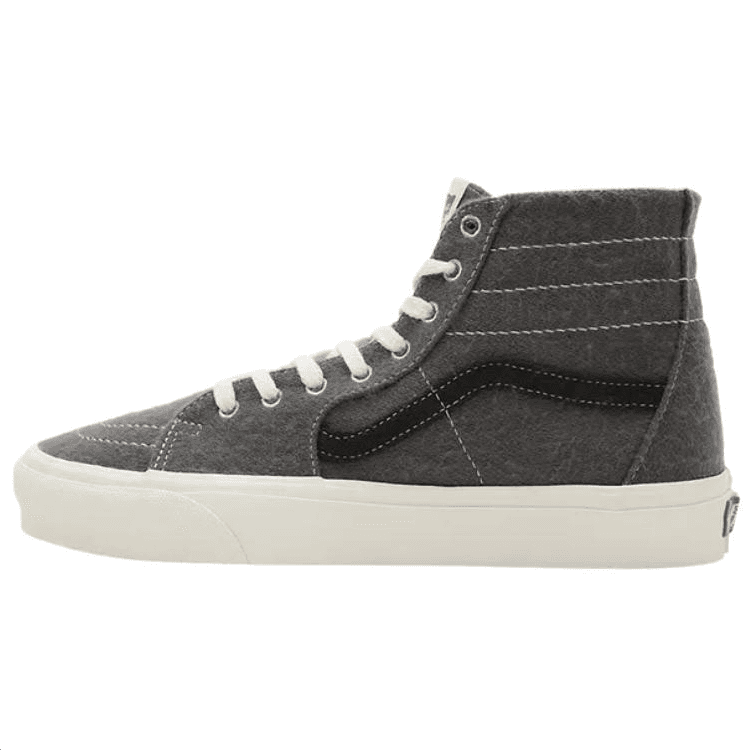 Кроссовки Vans SK8 HI Устойчивая к истиранию Высокая Скейтборд Обувь Мужская Серого цвета - изображение 1