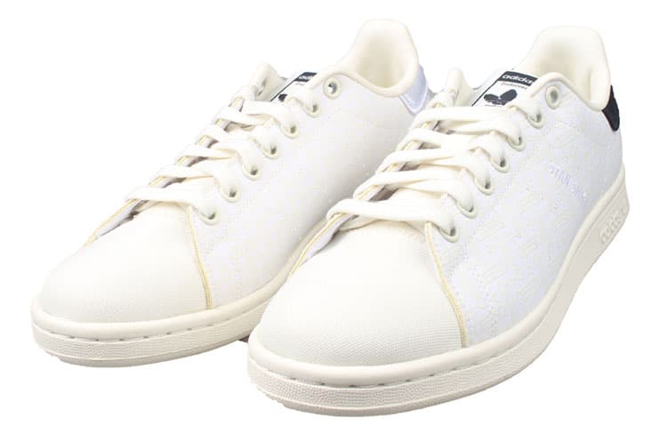 Кроссовки Adidas Originals Stan Smith противоскользящие низкие кроссовки для скейтбординга мужские черно-белые - изображение 3