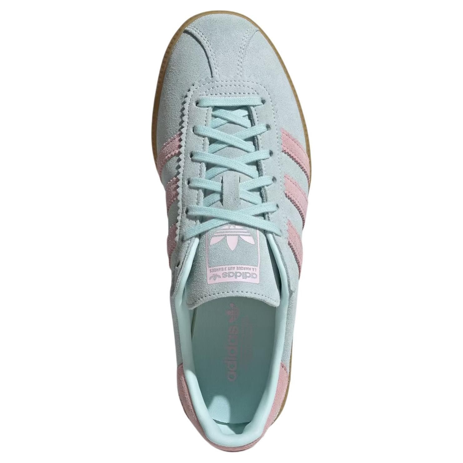 Кроссовки Adidas Originals BRMD Противоскользящая Устойчивая к истиранию Низкий Топ Скейтборд Обувь Женская Зеленая Розовая - изображение 3