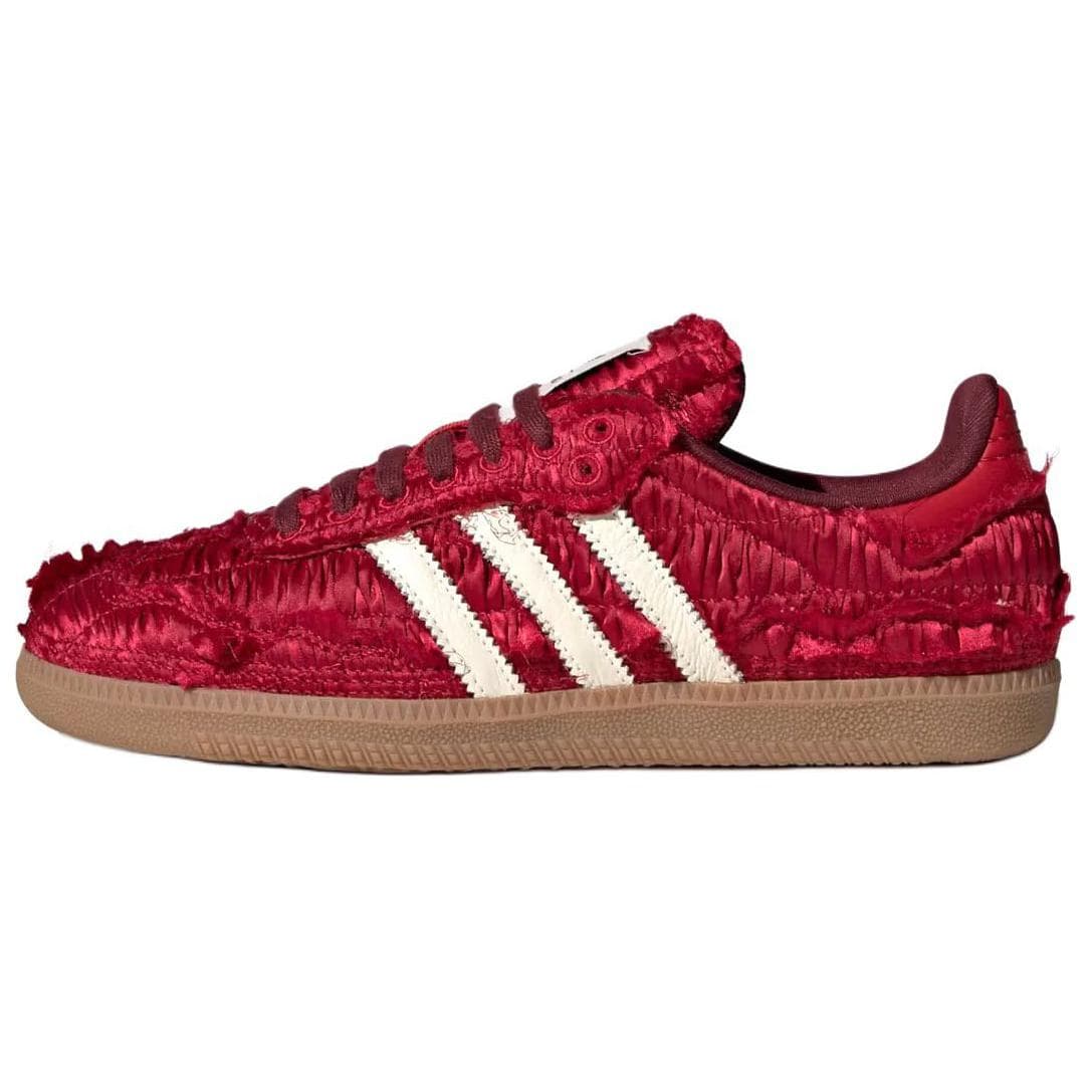 Кроссовки Adidas Originals x Caroline Hu Samba OG Low Скейтборд Обувь Унисекс Красная - изображение 1