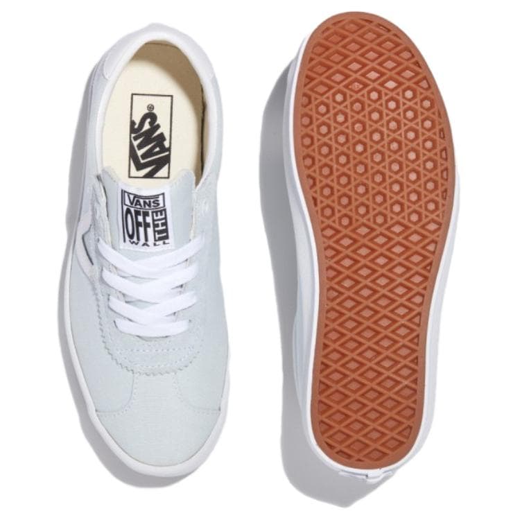 Кроссовки Vans Sports Удобные Низкие Кроссовки для Скейтбординга Мужские Светло-Синие - изображение 3