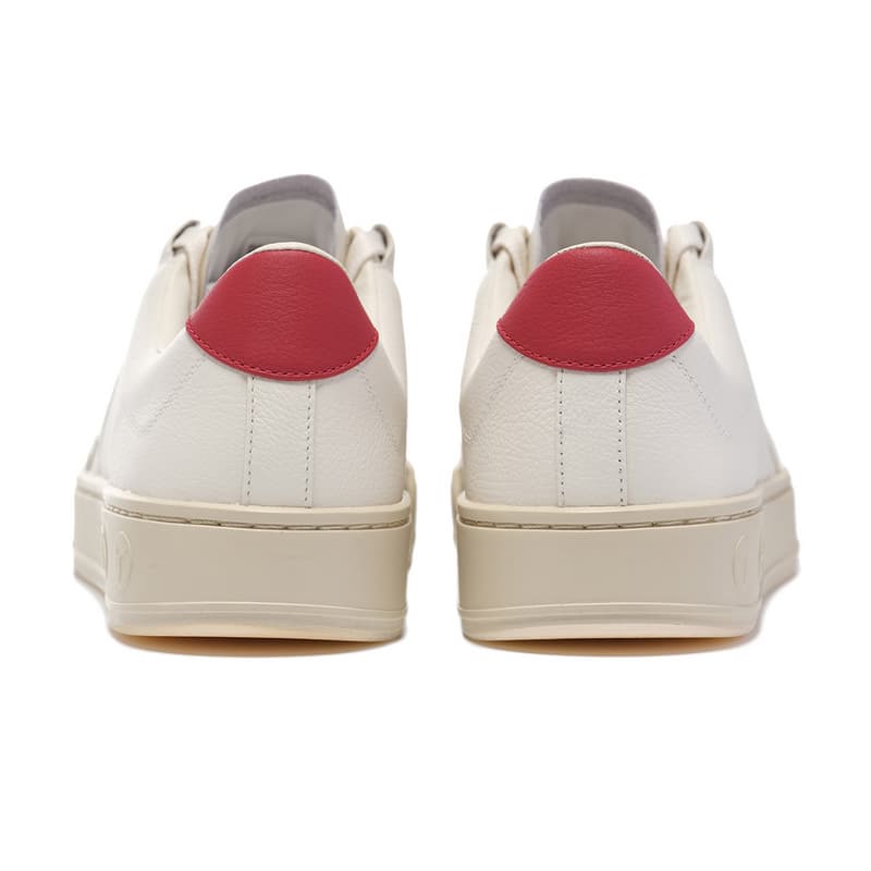Кроссовки LI-NING 1990 Стильные удобные универсальные противоскользящие износостойкие лоу-топы скейтбординги женские белый красный - изображение 4