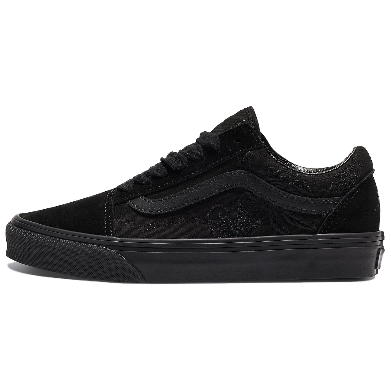 Кроссовки Vans Old Skool Устойчивый к истиранию Легкий Износостойкий и Низкий Верх Скейтборд Обувь Унисекс Черный - изображение 1