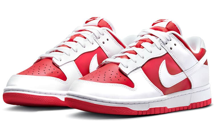 Кроссовки Nike Dunk Retro "Reverse White Red" — фото 3