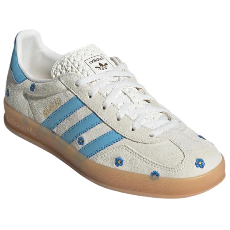 Кроссовки adidas Gazelle Indoor Floral Beige Light Blue - изображение 2