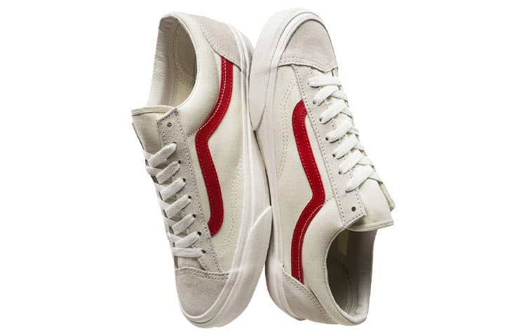 Кроссовки Vans Style 36 Marshmallow Racing Red - изображение 3