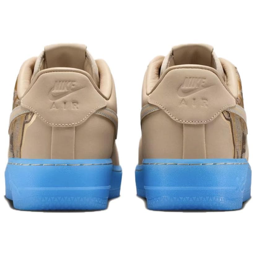 Кроссовки Nike Air Force 1 Low Топ Скейтборд Кроссовки Унисекс Коричневый Синий - изображение 5