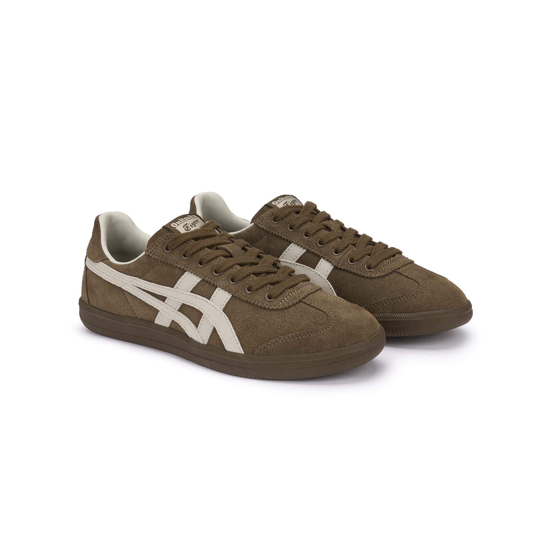 Кроссовки Onitsuka Tiger Tokuten Low Топ Немецкие армейские кроссовки Унисекс Темно-кофейный - изображение 3