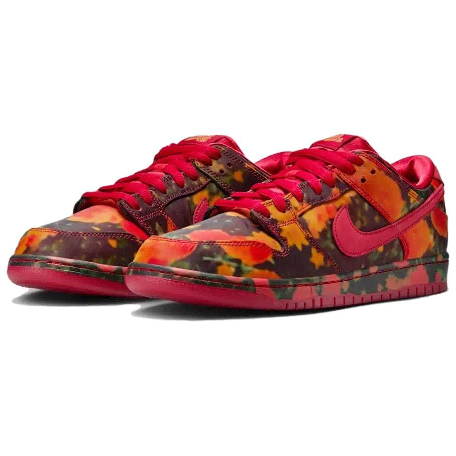 Кроссовки Волшебник страны Оз X Nike Dunk SB Dunk Low 'Рубин Slipper' Тонкая подошва противоскользящая устойчивая к истиранию - изображение 3