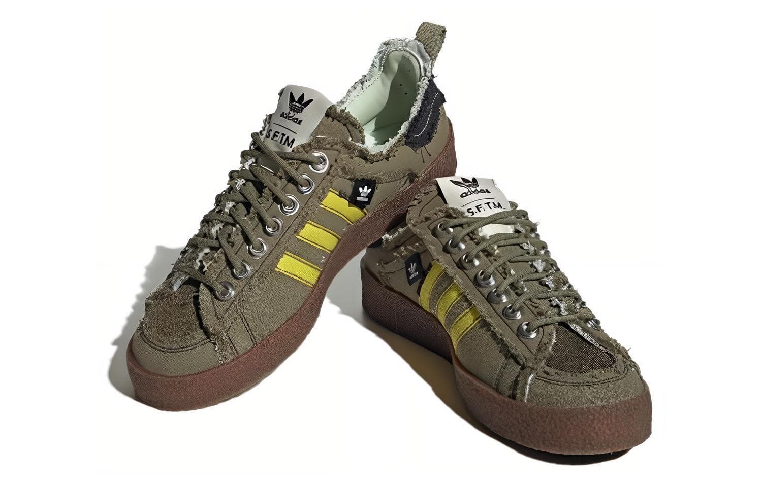Кроссовки SONG FOR THE MUTE x adidas Campus 80s Black Green - изображение 3