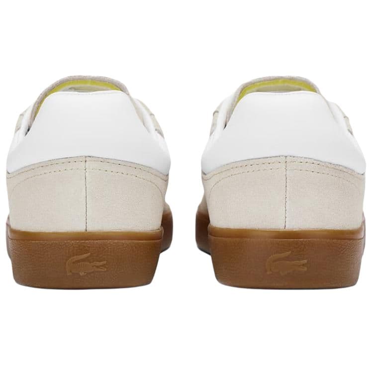 Кроссовки LACOSTE BASESHOT Низкие кроссовки для скейтбординга Мужские Бежевые - изображение 4