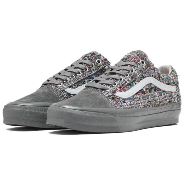 Кроссовки Vans Old Skool Low Топ Скейтборд Обувь Унисекс Серый - изображение 3