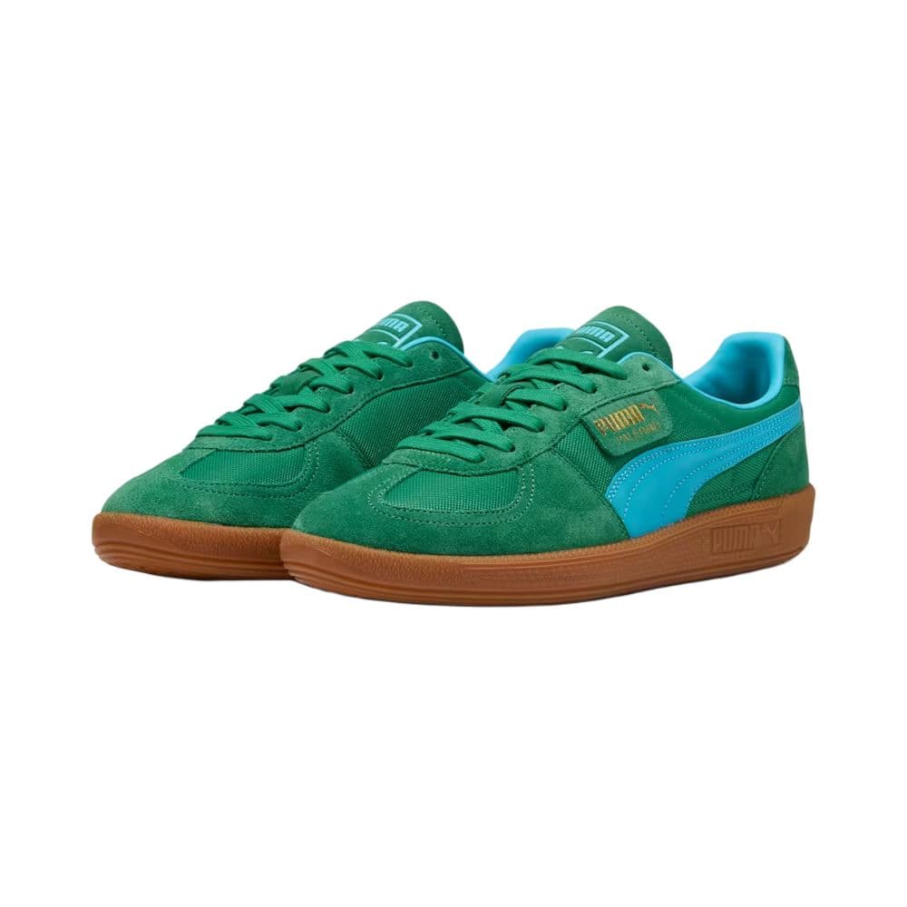 Кроссовки PUMA Palermo Vintage Устойчивые к истиранию Низкие кеды немецкой армии (GAT) Унисекс Зеленые - изображение 3