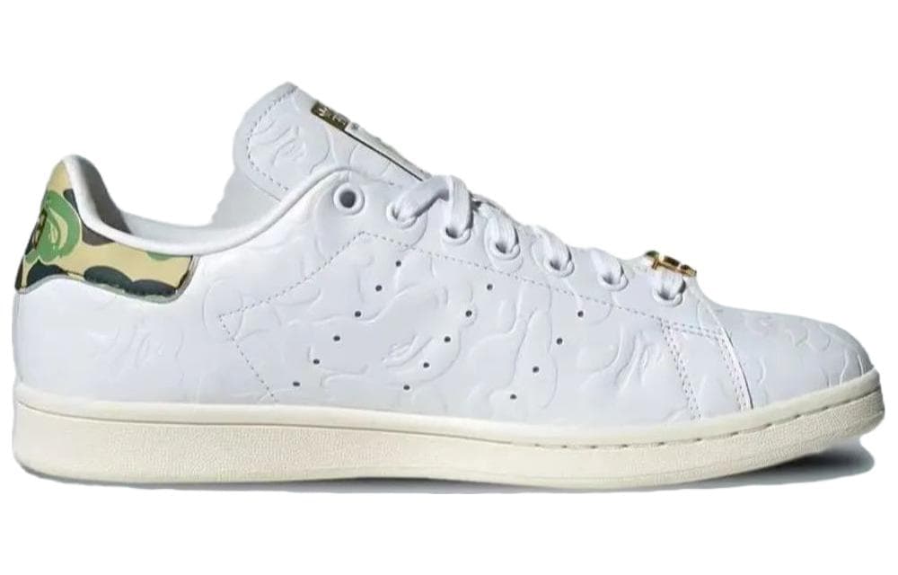 Кроссовки A BATHING APE x adidas Stan Smith White Green - изображение 2