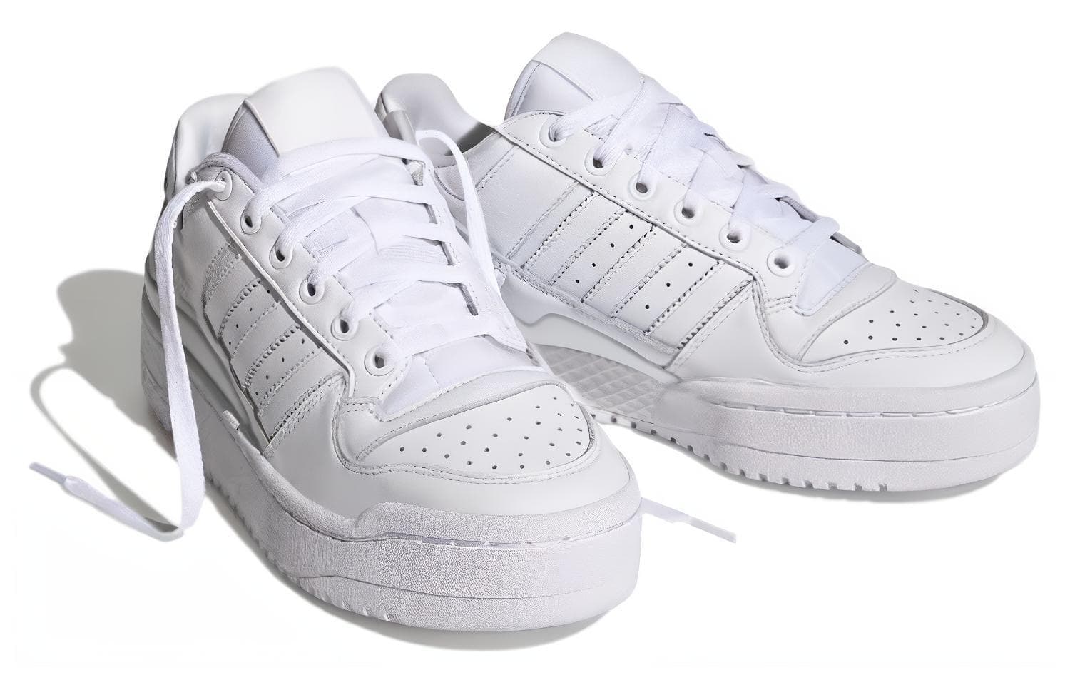 Кроссовки Adidas Originals Forum Bold Low Скейтборд Кроссовки Женские Белые - изображение 3