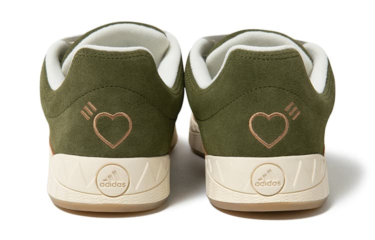 Кроссовки HUMAN MADE x adidas Adimatic Green Brown - изображение 5