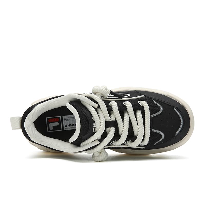 Кроссовки FILA BROOK 2 Low Топ Скейтборд Кроссовки Мужские Черные - изображение 4