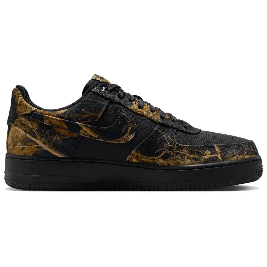Кроссовки Nike Air Force 1 Ткань Амортизация Скейтборд Обувь Мужская Черная Коричневая - изображение 2