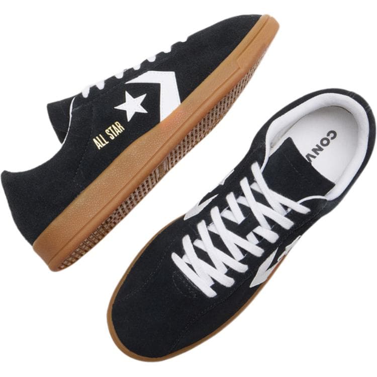 Кроссовки Converse Classic Trainer Замша Универсальные и удобные Лоу-топы Повседневная обувь для скейтборда Унисекс Черный - изображение 4