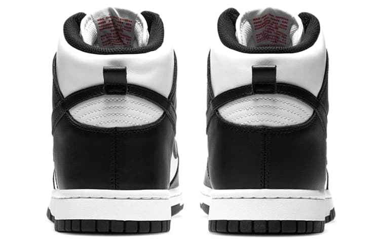 Кроссовки Nike Dunk High Retro Black White - изображение 5
